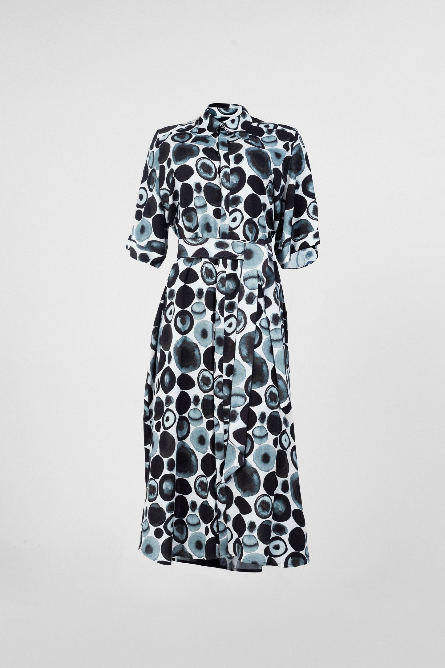 Watercolour Spotted Shirt-dress Dress New LaurenceAirline Womens