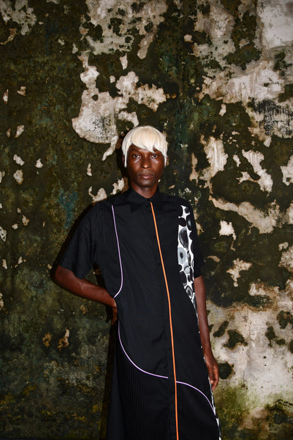 Abstractions Shirt-Dress Dress New LaurenceAirline Womens 