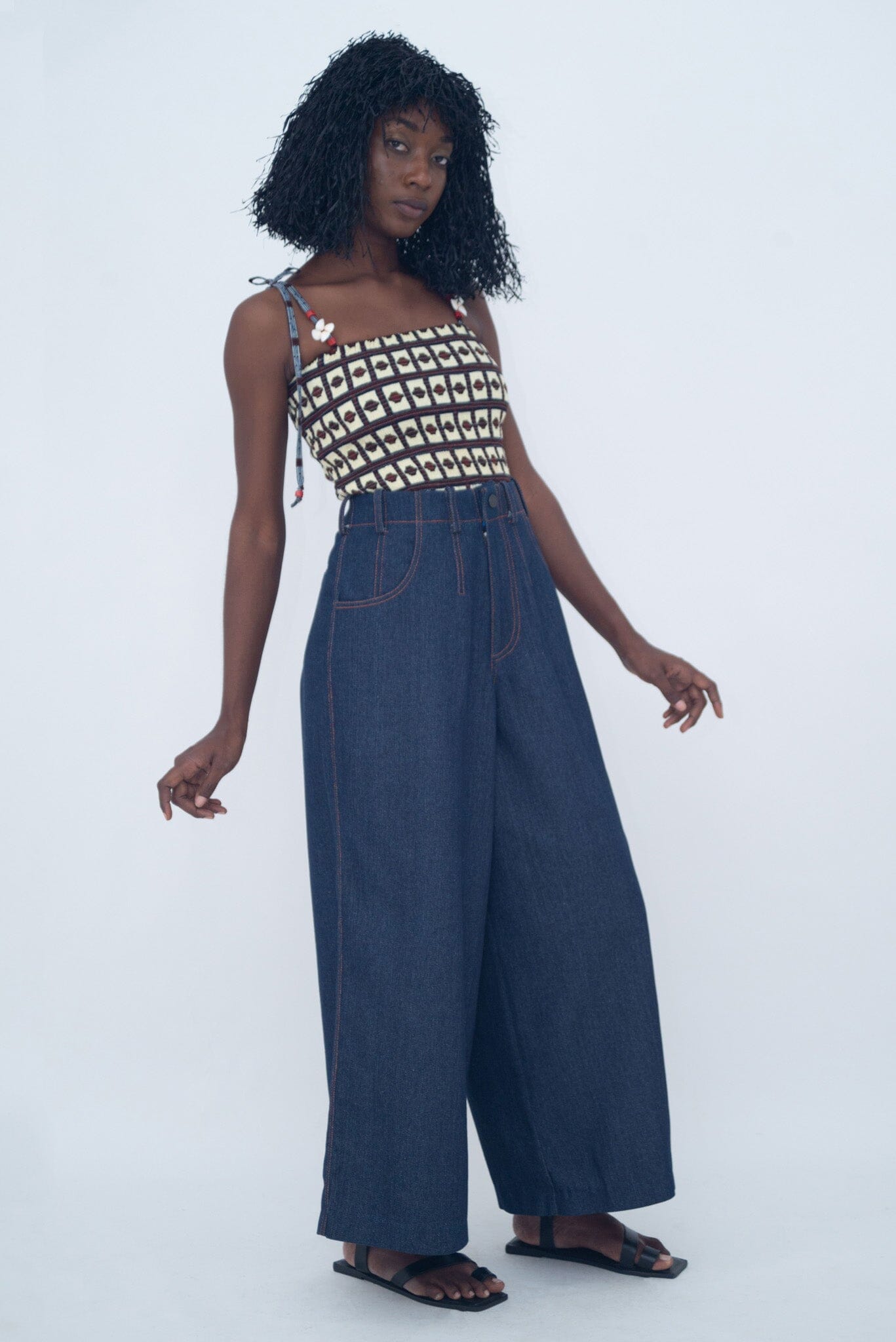 BAGGY JEAN Blue jean LaurenceAirline 