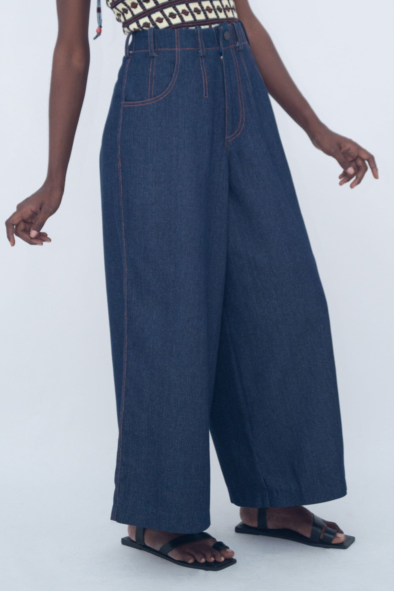 BAGGY JEAN Blue jean LaurenceAirline 