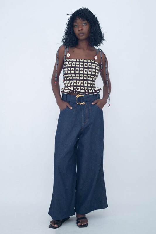 BAGGY JEAN Blue jean LaurenceAirline 