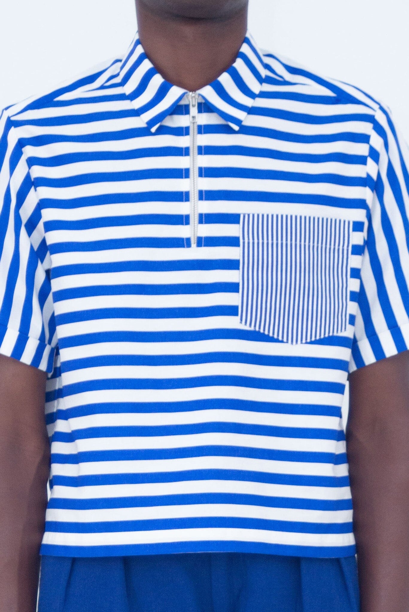 BOXI SHIRT Blue stripes LaurenceAirline 