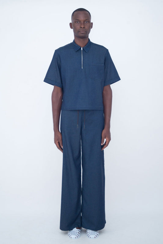 BOXI SHIRT Soft blue jean LaurenceAirline 