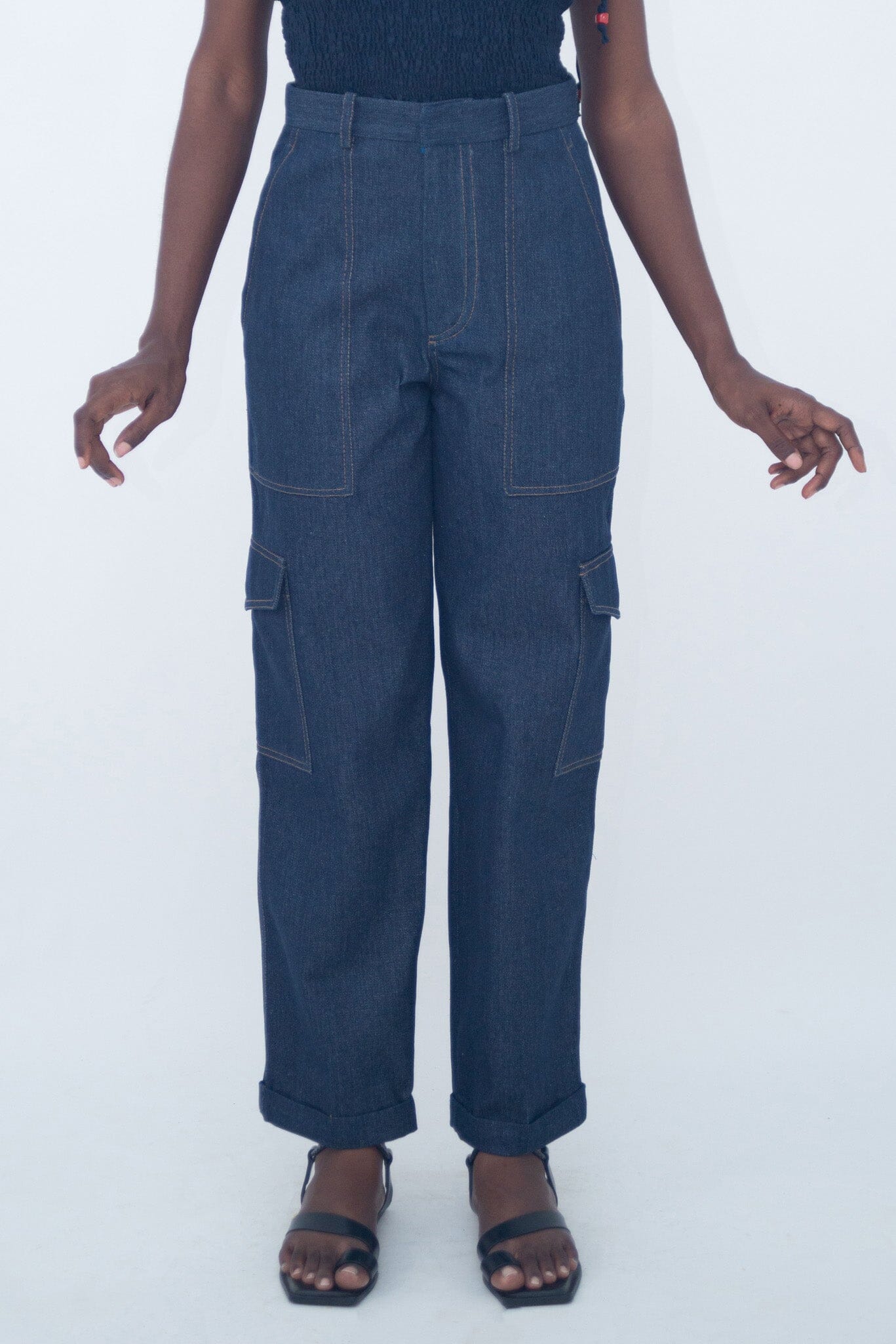 CARGOT PANTS BLUE JEANS LaurenceAirline 