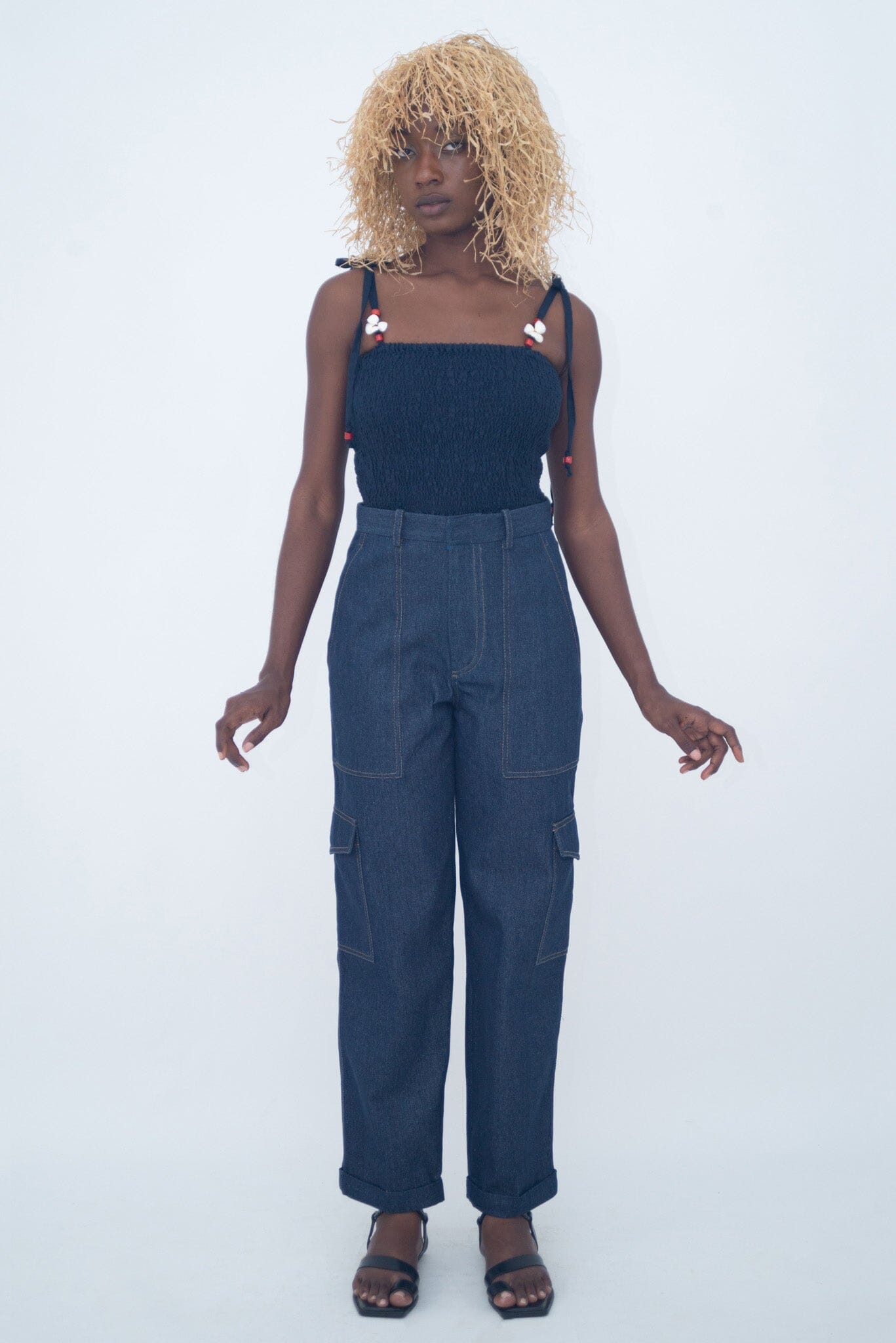 CARGOT PANTS BLUE JEANS LaurenceAirline 