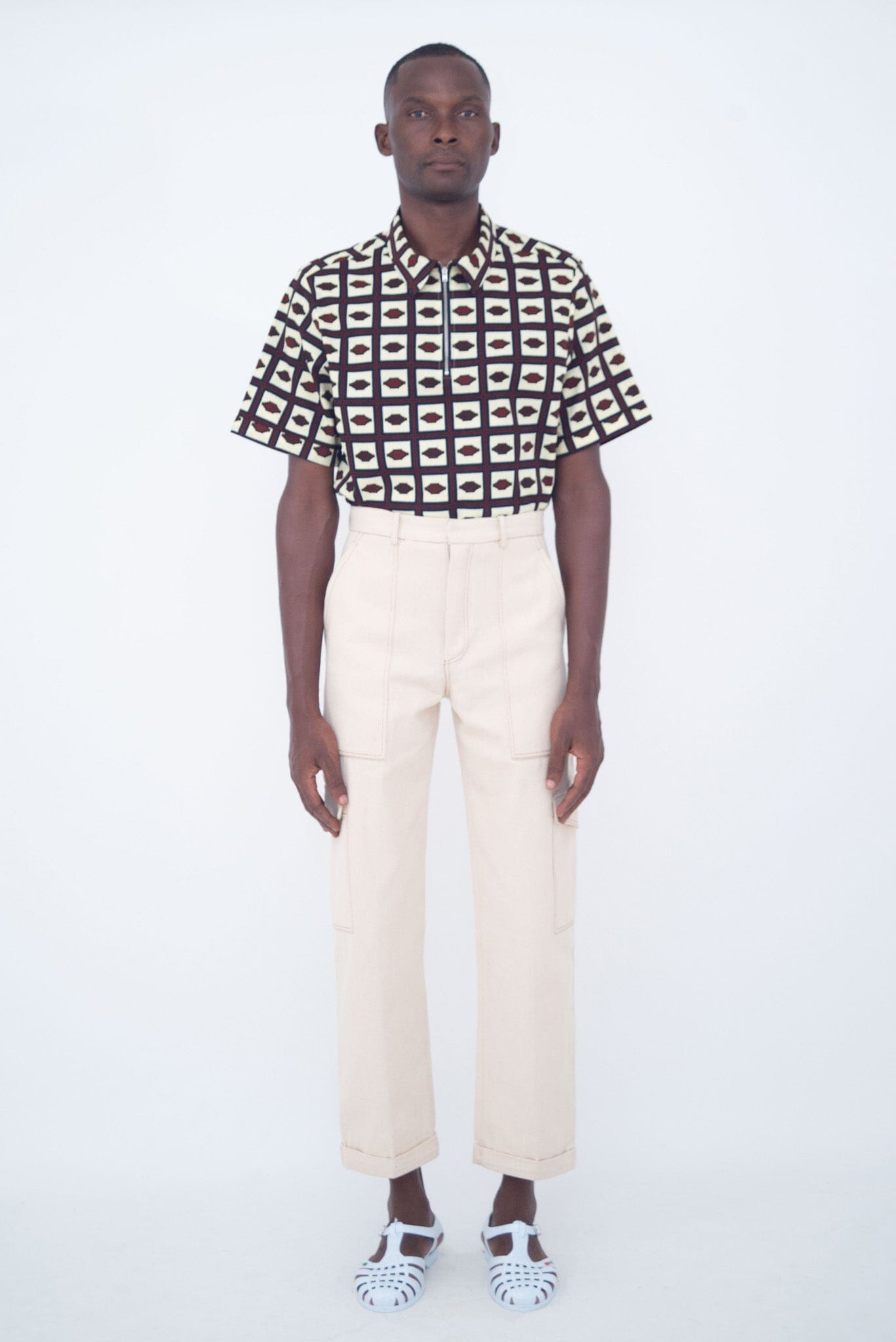CARGOT PANTS IVORY LaurenceAirline 