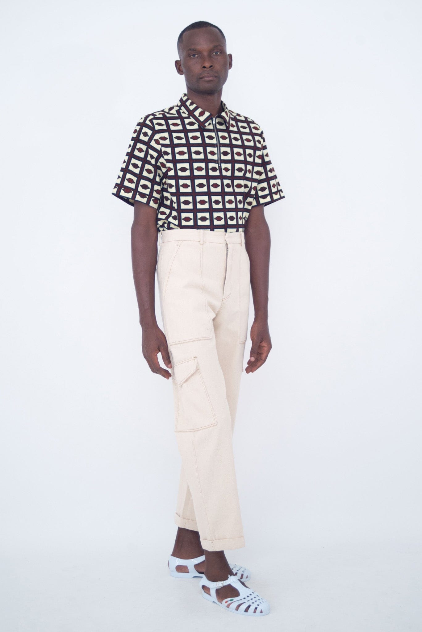 CARGOT PANTS IVORY LaurenceAirline 