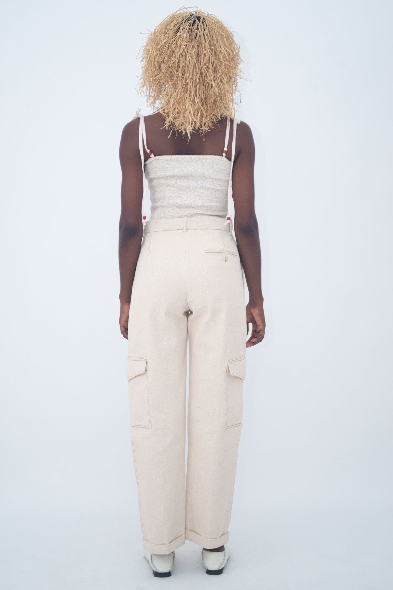 CARGOT PANTS IVORY LaurenceAirline 