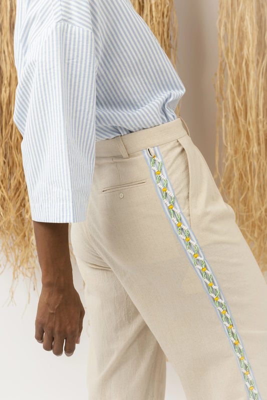 Classic Wide Pants Beads LaurenceAirline 