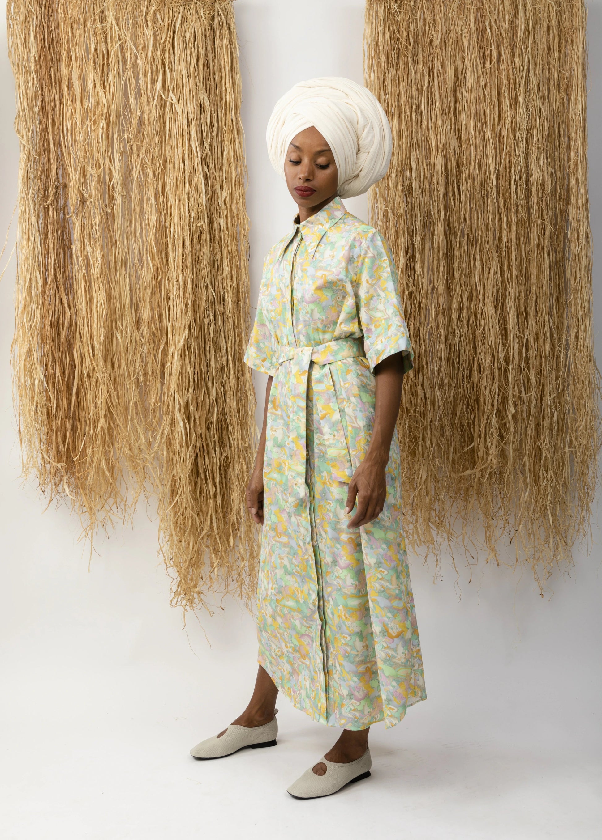 Cosmic Shirt Dress Light LaurenceAirline 