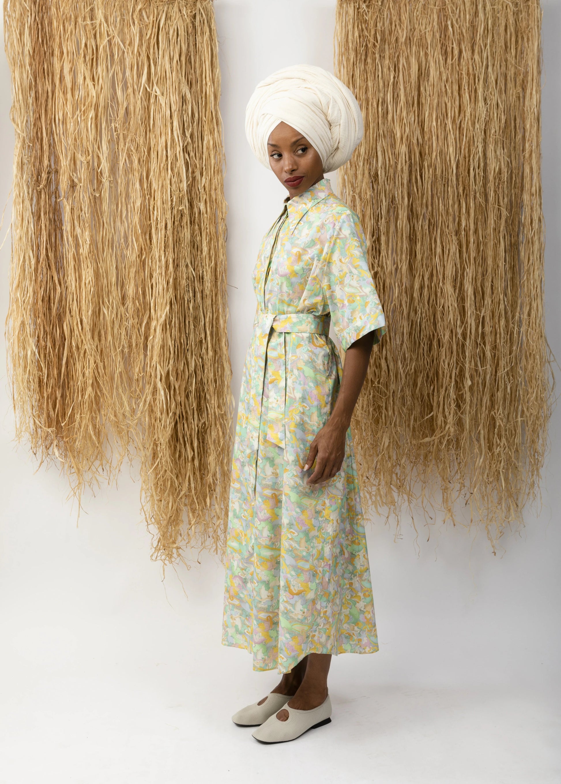 Cosmic Shirt Dress Light LaurenceAirline 