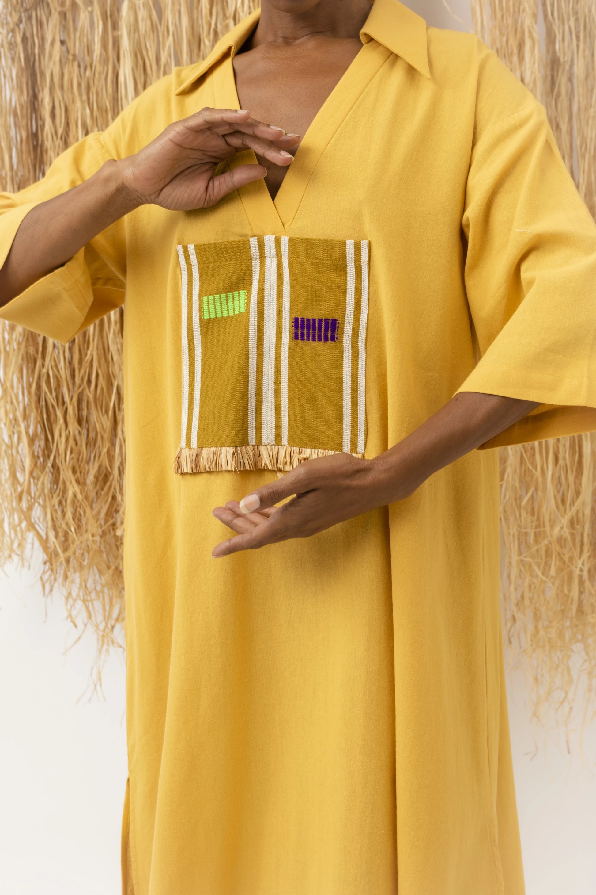 Dress V Galax Pocket Dress New LaurenceAirline Womens 
