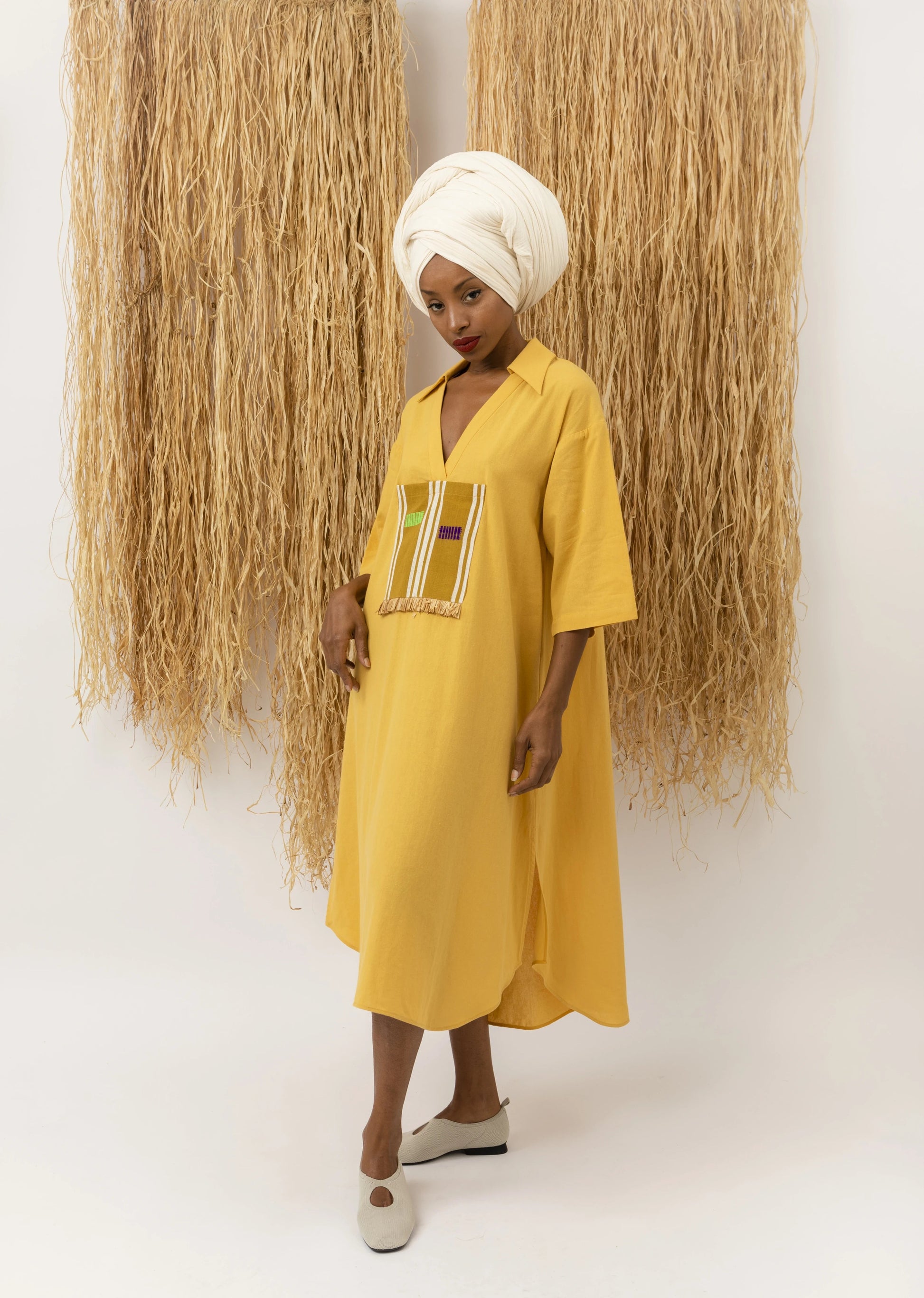 Dress V Galax Pocket Dress New LaurenceAirline Womens 