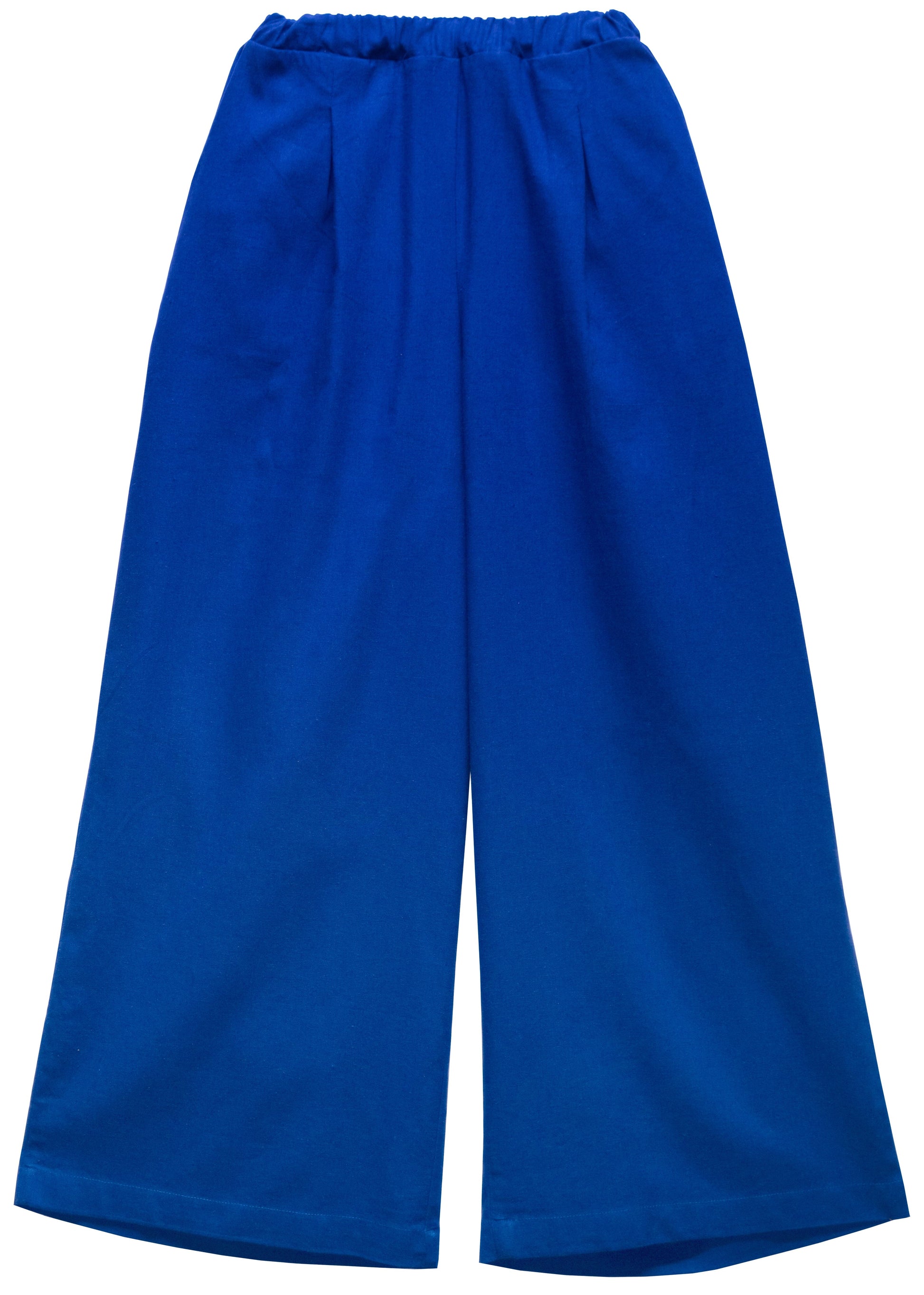 HIGH WAIST FLUID PANTS BLEU ROI LaurenceAirline 