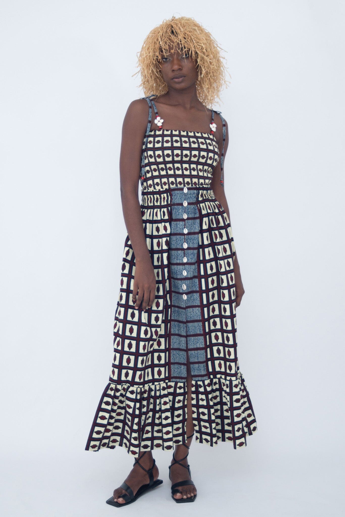 JUPE FENDUE ET COQUILLAGE ABUNDIA LaurenceAirline 
