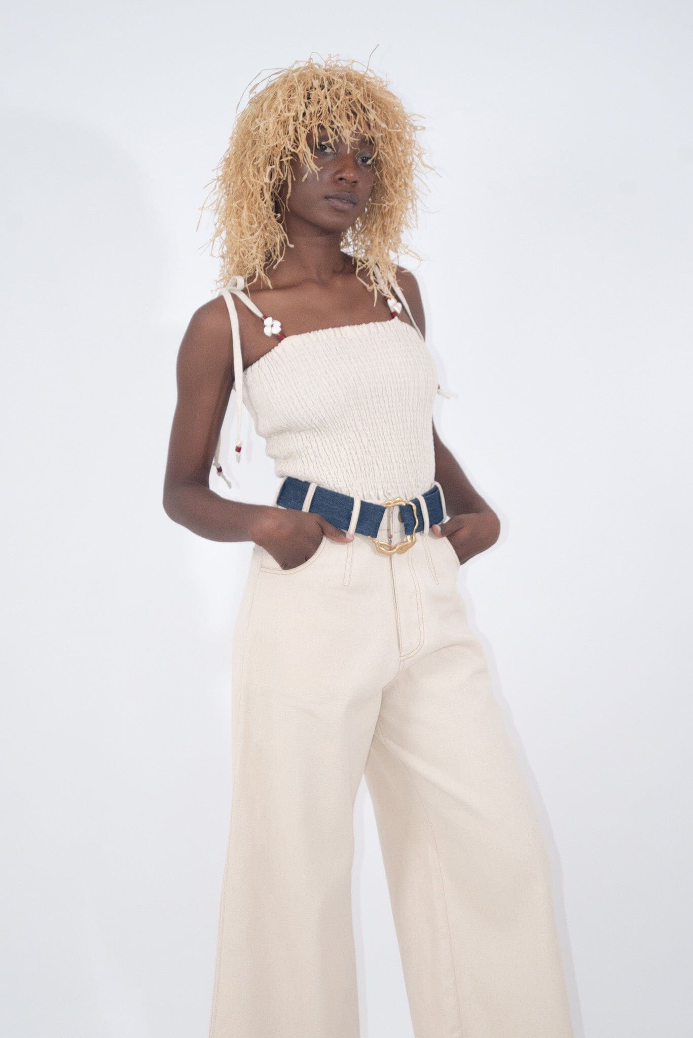 LIFE CIRCLE BELT BlUE JEAN LaurenceAirline 