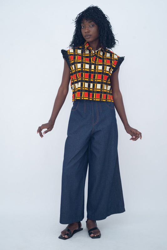 MICRO SLEEVE SHIRT JOLIE FENÈTRE LaurenceAirline 