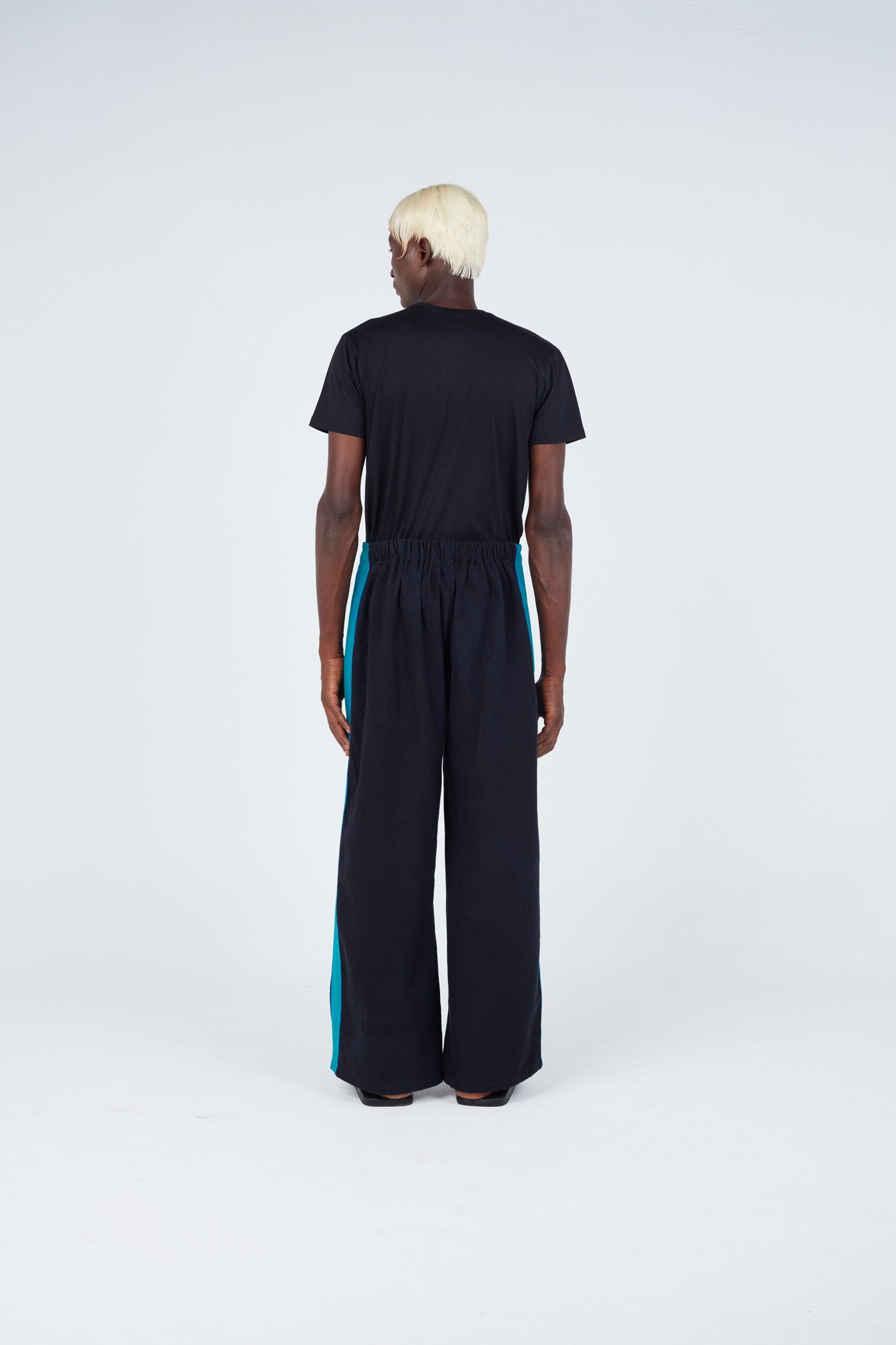 Panelled Judo Pants • Black Trousers New LaurenceAirline 