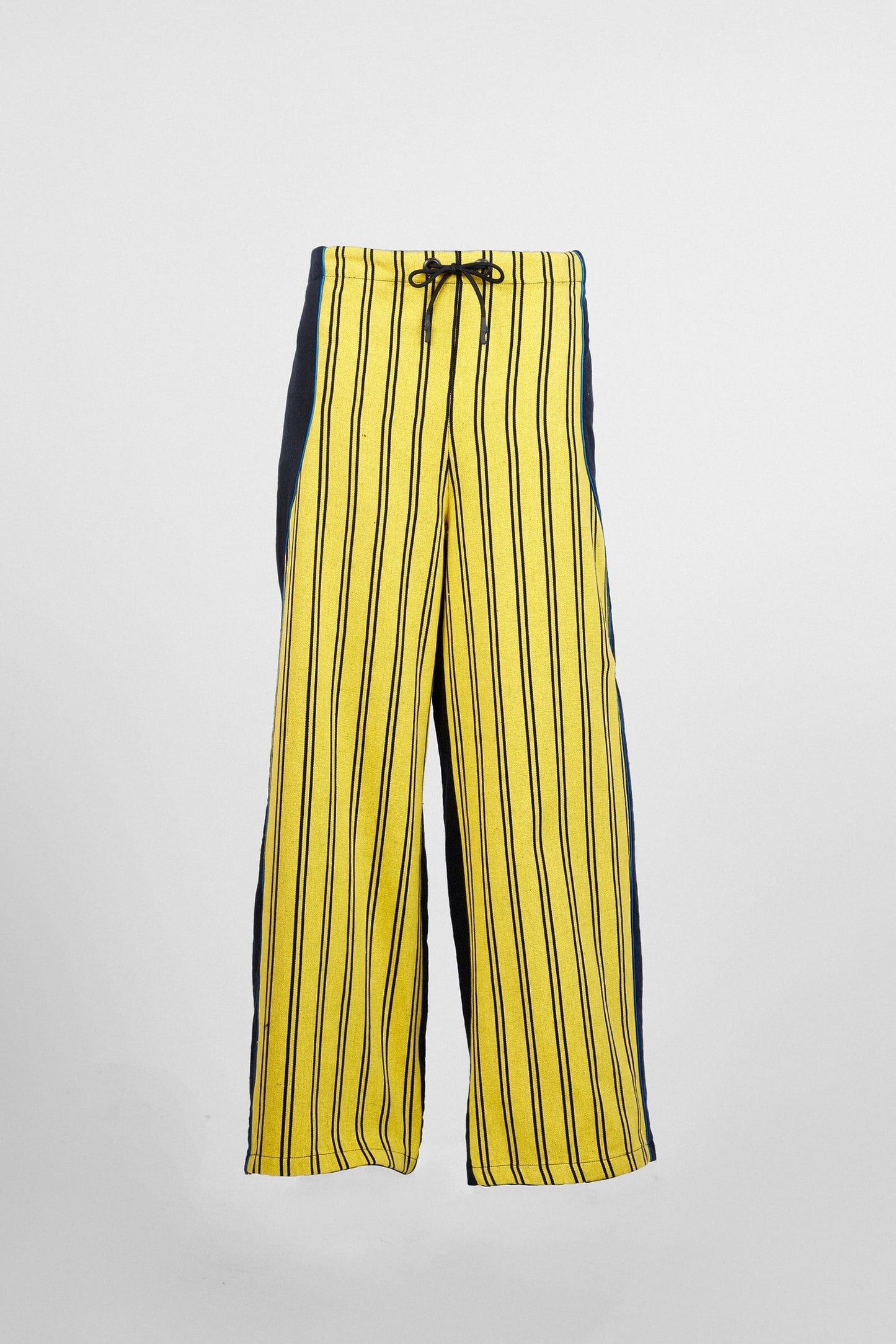 Panelled Judo Pants • Yellow Stripes Trousers New LaurenceAirline 