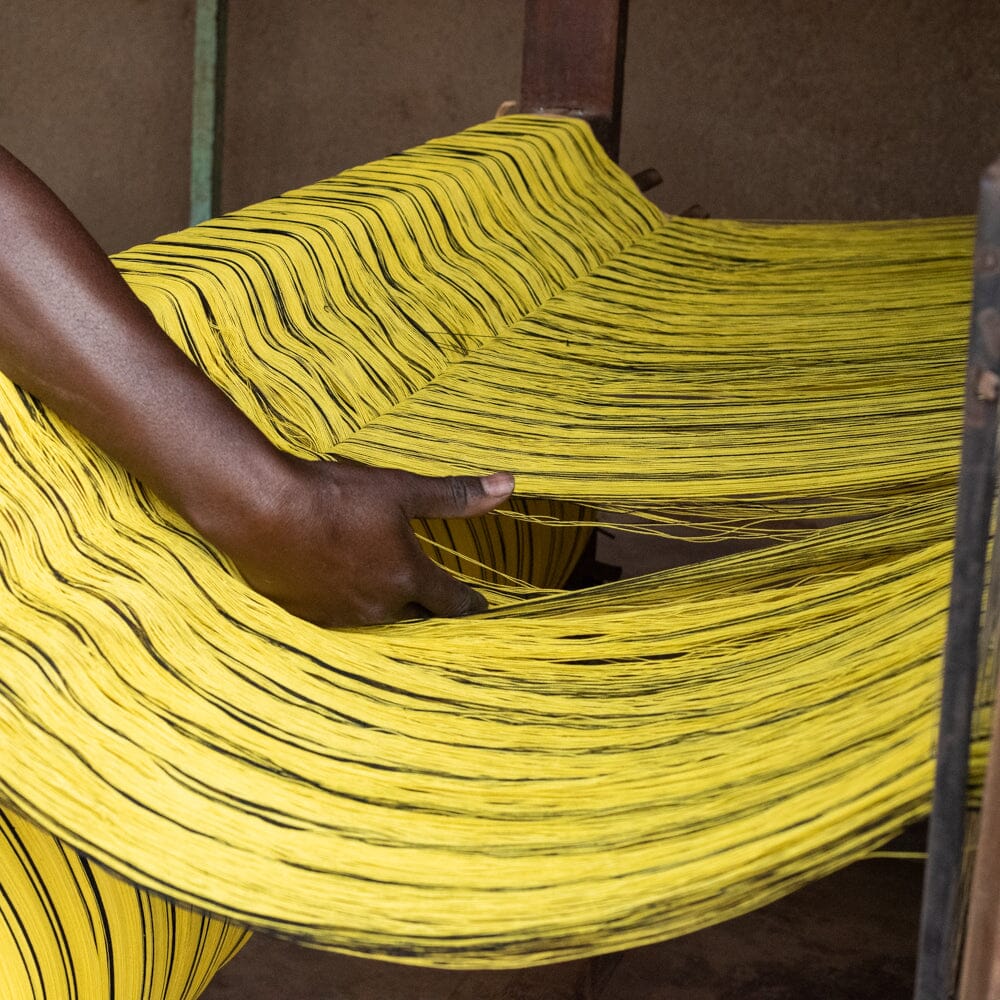 Panelled Judo Pants • Yellow Stripes Trousers New LaurenceAirline 