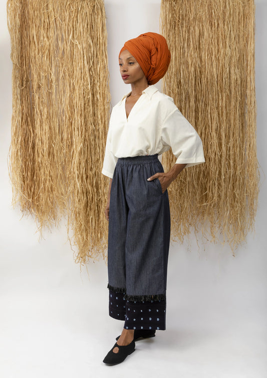 Pants LA Indigo Trousers New LaurenceAirline Womens