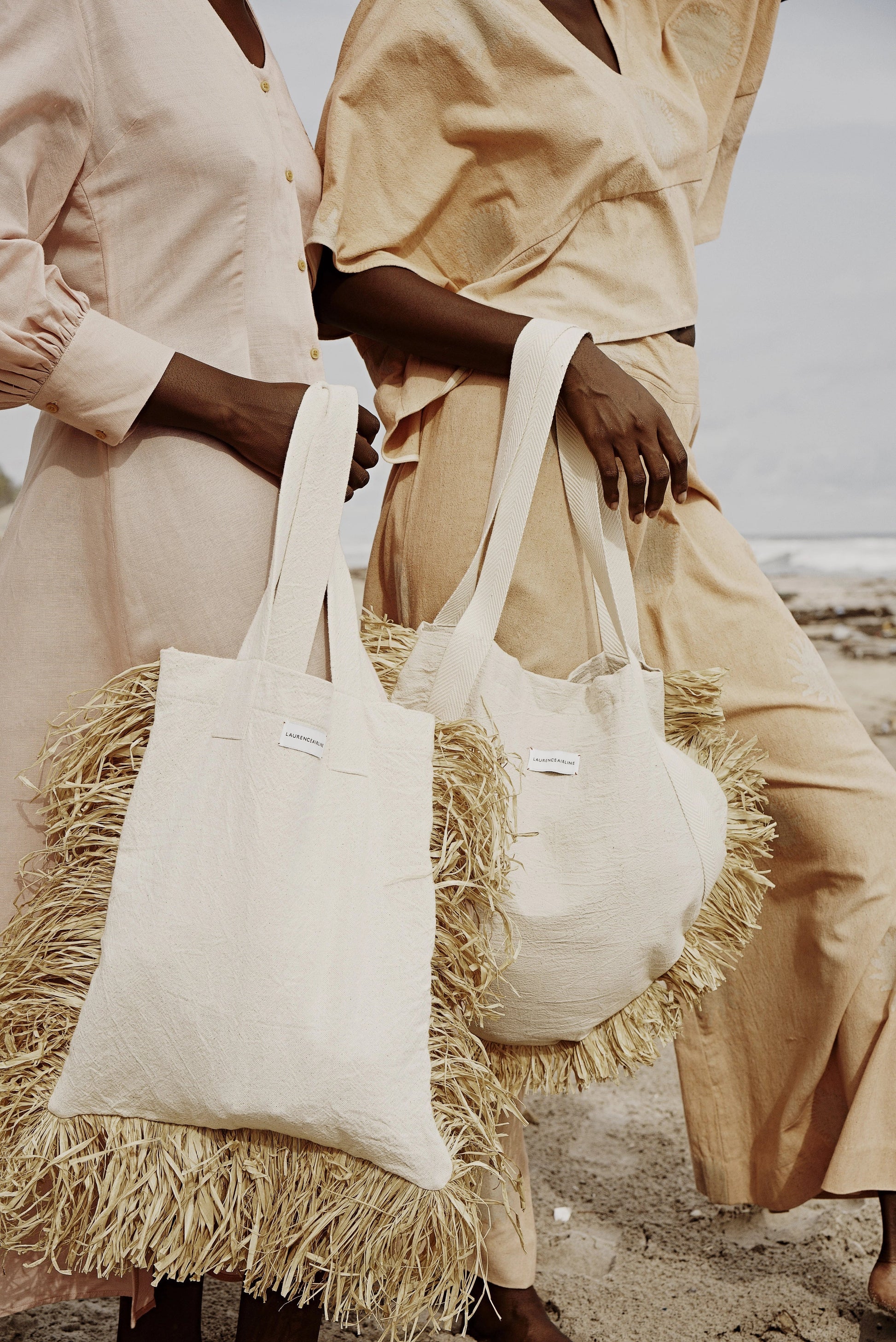 Raffia Big Square Bag - Sunshine V2 New LaurenceAirline 