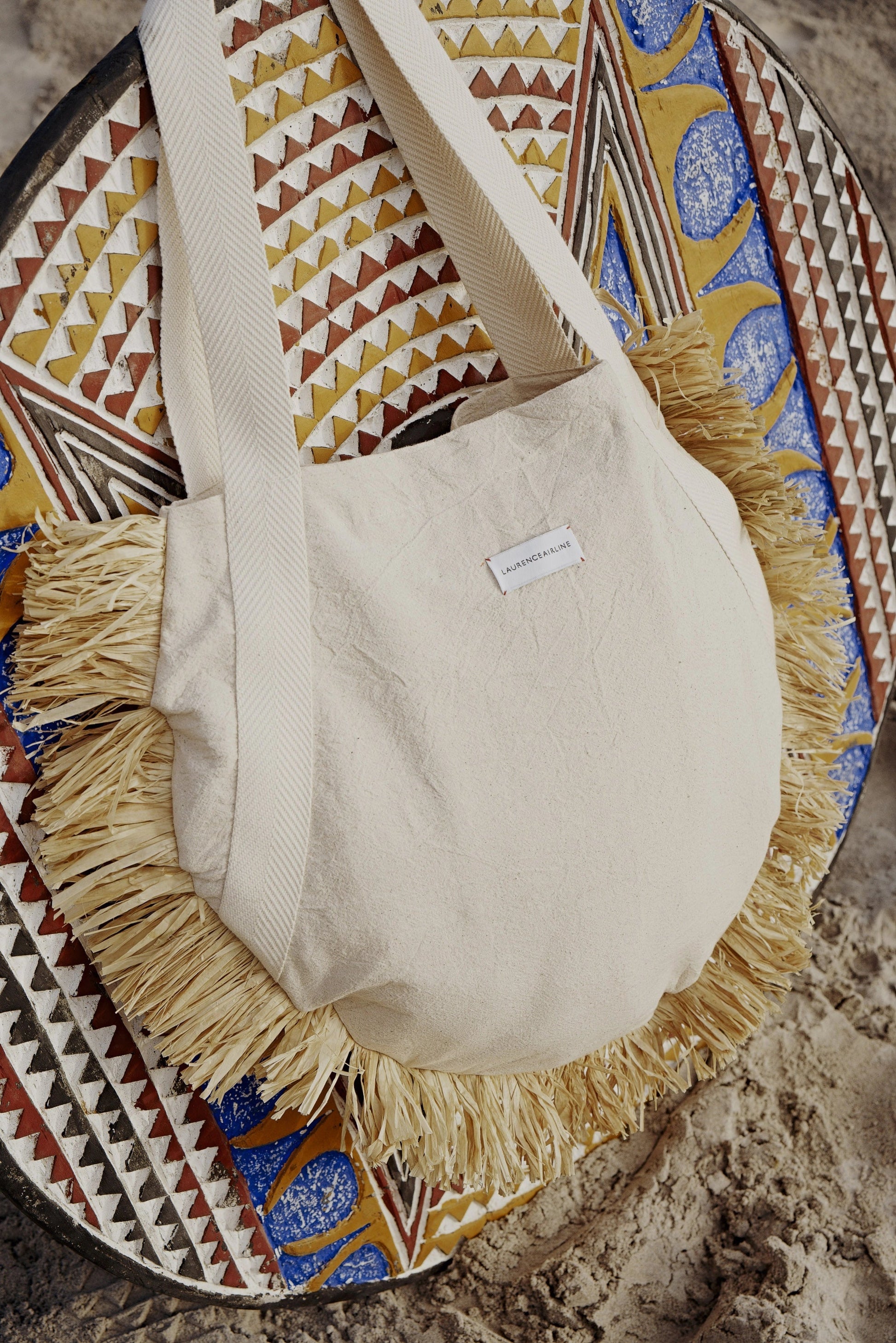 Raffia Circle Bag - Sunshine V1 New LaurenceAirline 