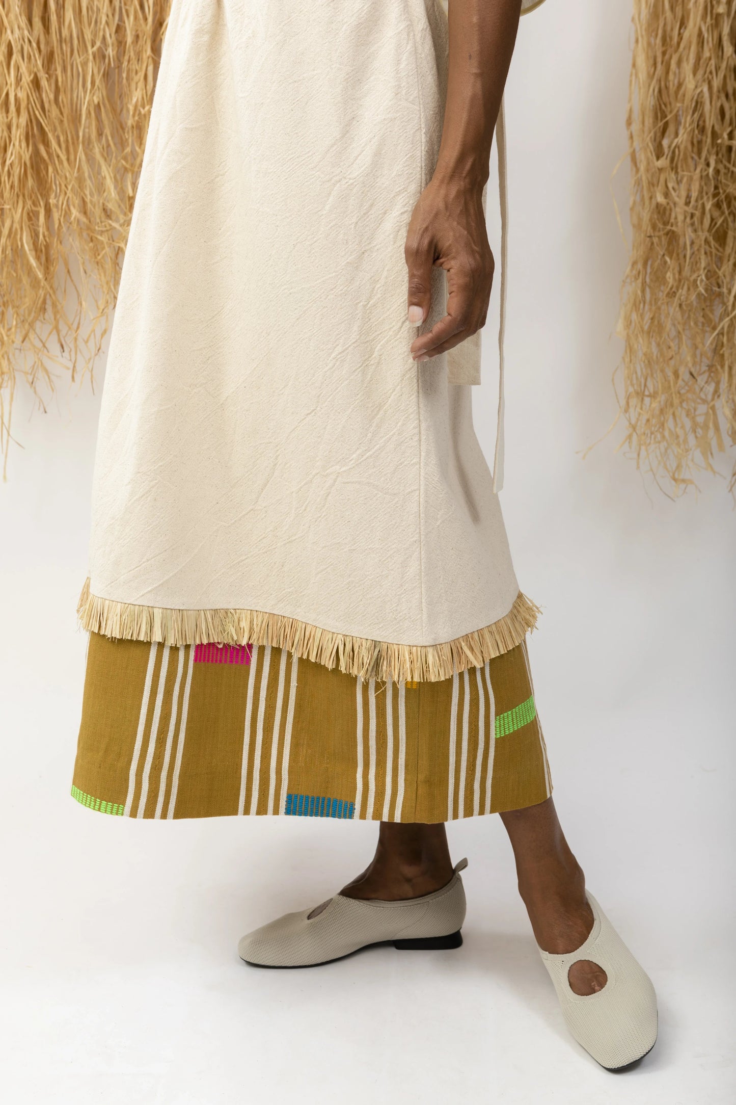 Skirt Cocoro Beige skirt LaurenceAirline 