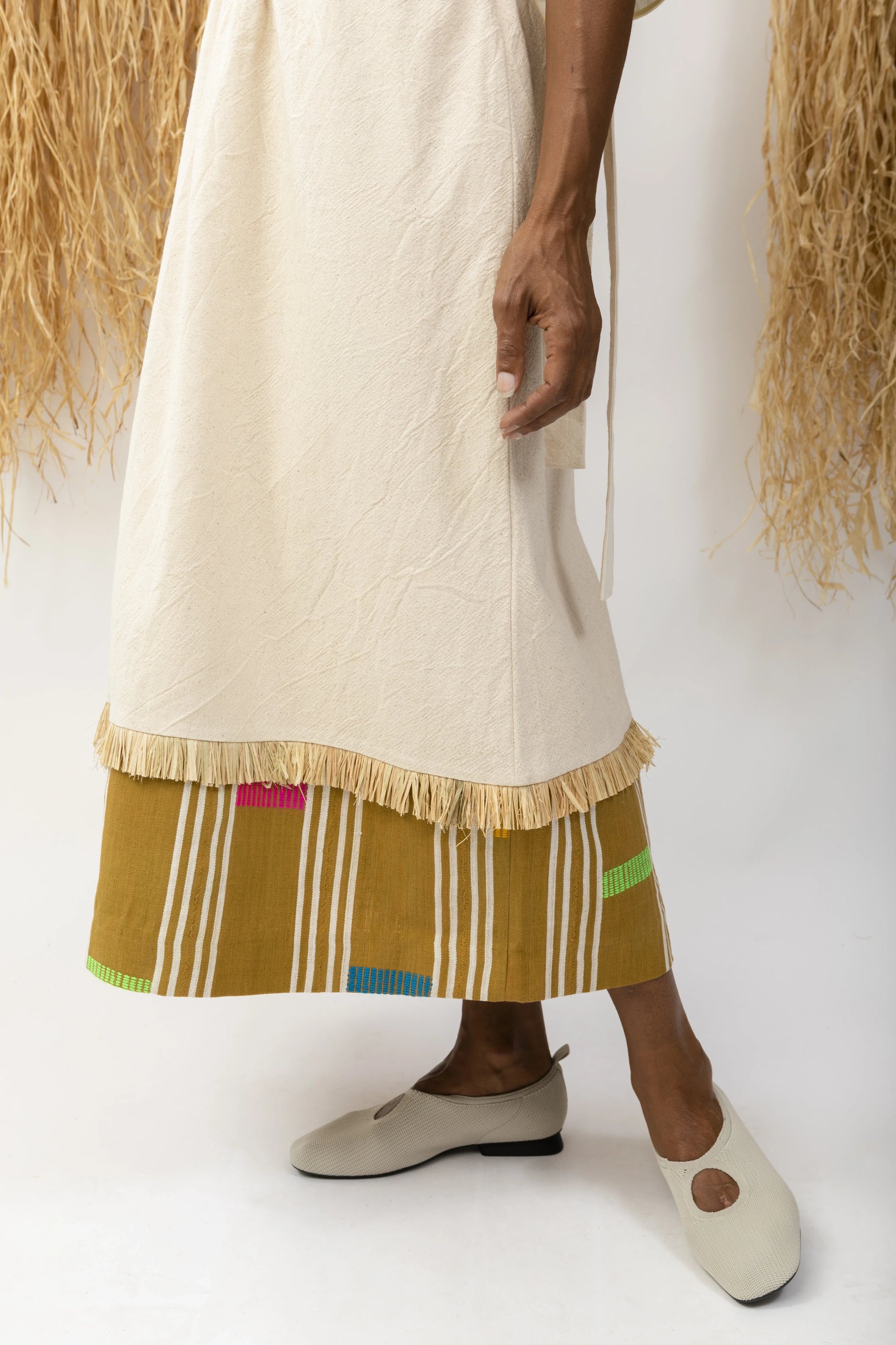 Skirt Cocoro Beige skirt LaurenceAirline 