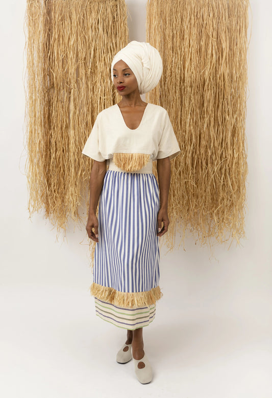Skirt Cocoro Stripes New LaurenceAirline 