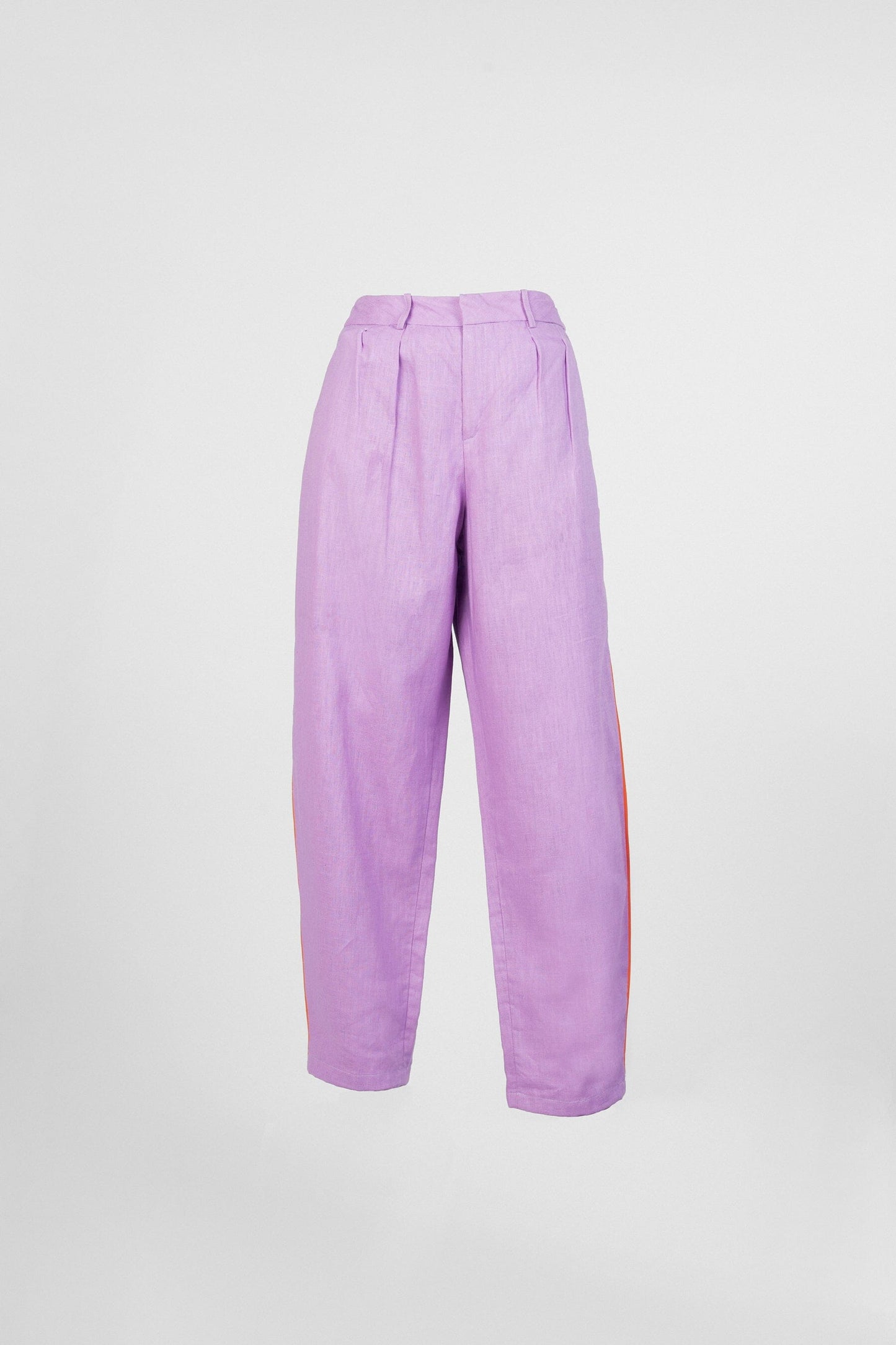 pantalon violet - coupe carotte -  unisexe