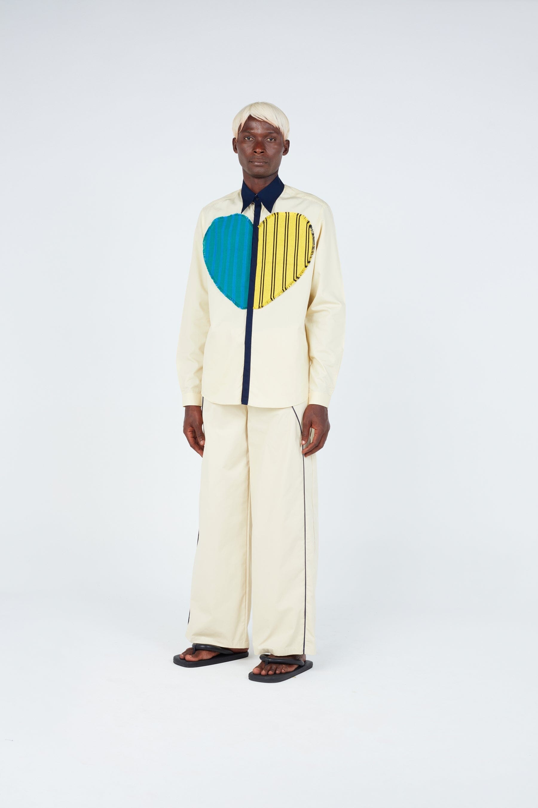 Striped Heart Classic Shirt Shirts New LaurenceAirline 