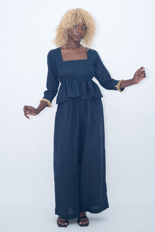 TOP RAPHIA BRACELET MARINE LaurenceAirline 