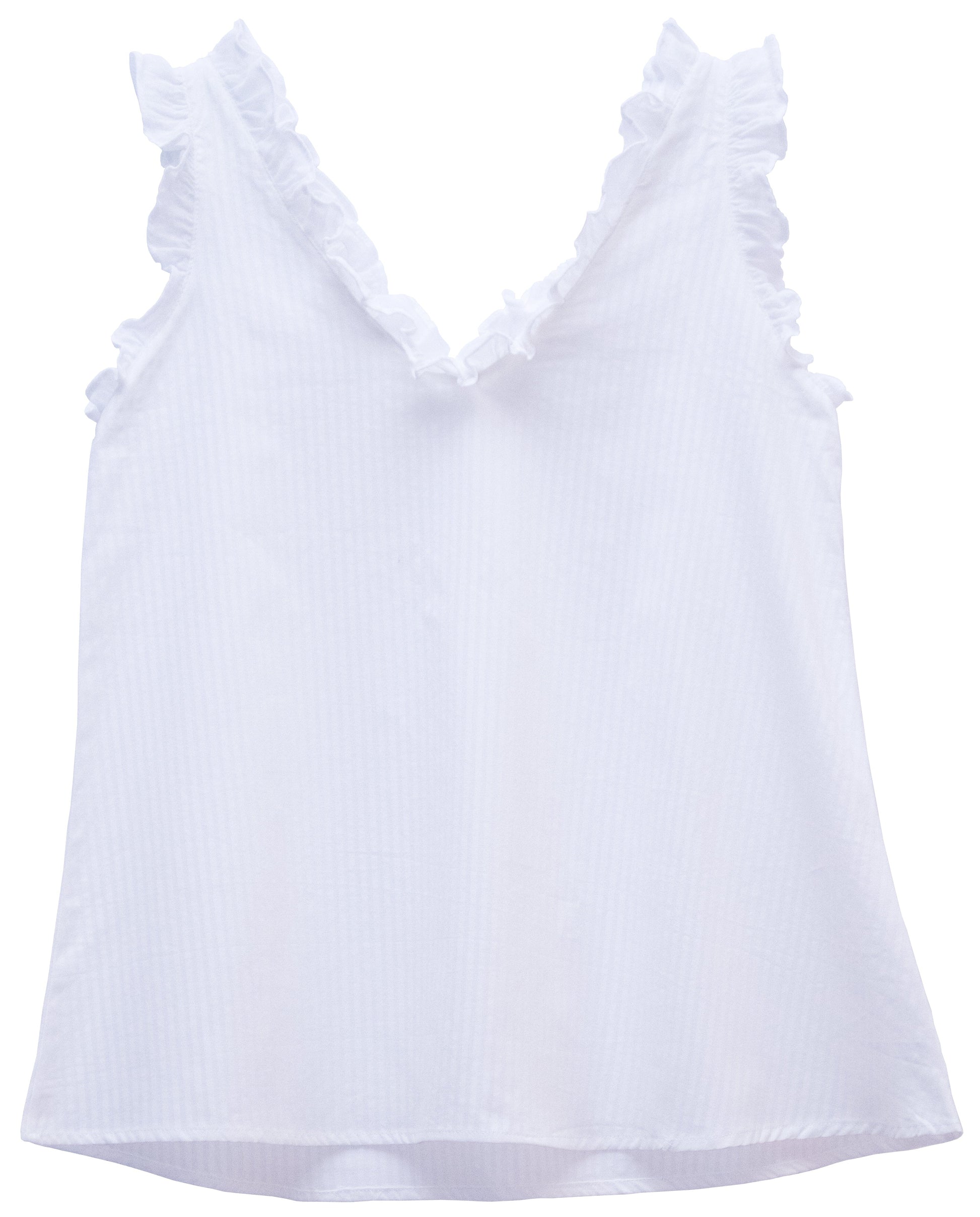 TOP VOLANT WHITE LaurenceAirline 