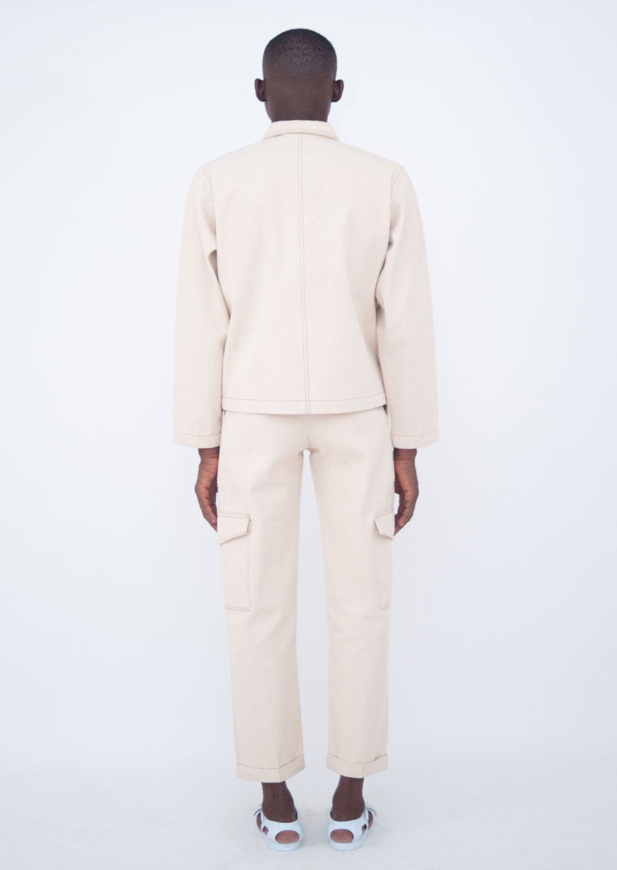 WORK JACKET IVORY JEAN LaurenceAirline 