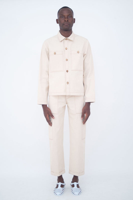 WORK JACKET IVORY JEAN LaurenceAirline 