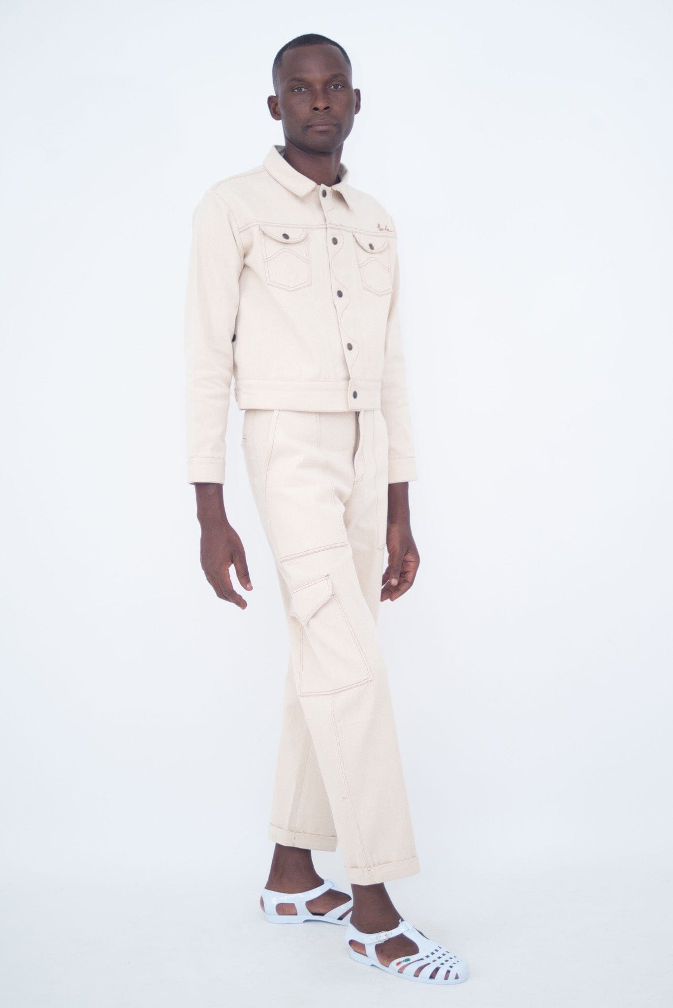 WORK JACKET IVORY JEAN LaurenceAirline 