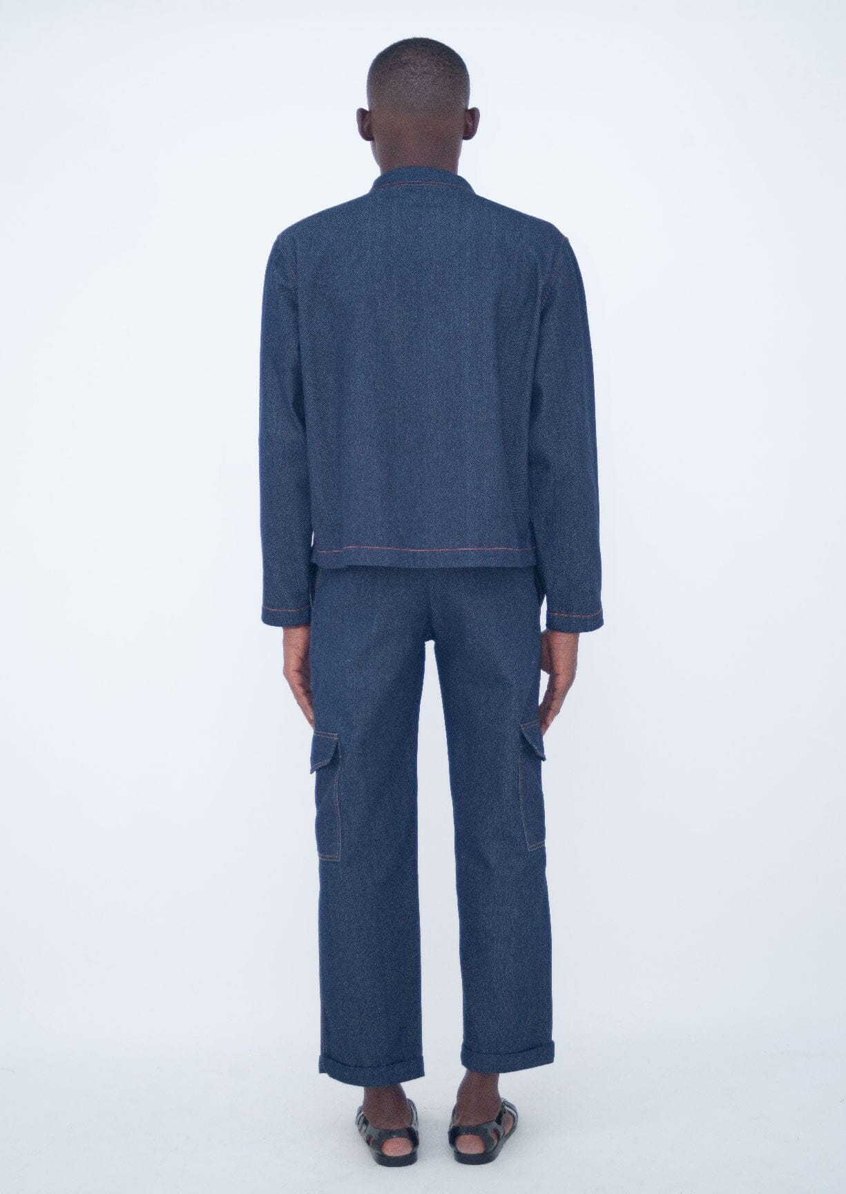 WORK JACKET NEW BLUE JEAN LaurenceAirline 