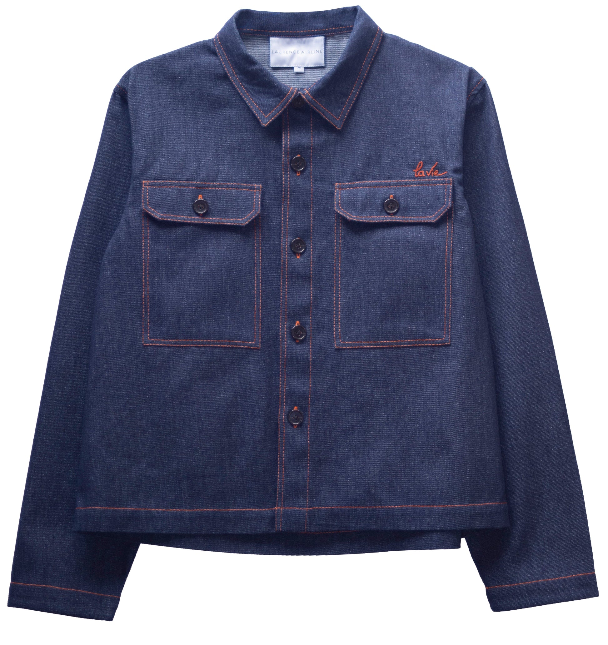 WORK JACKET NEW BLUE JEAN LaurenceAirline 