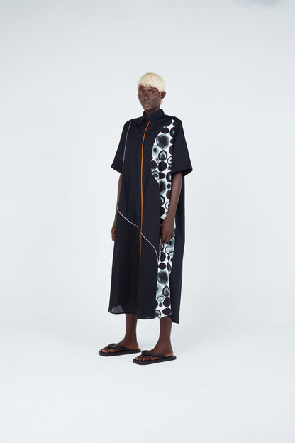 Abstractions Shirt-Dress Dress New LaurenceAirline Womens 