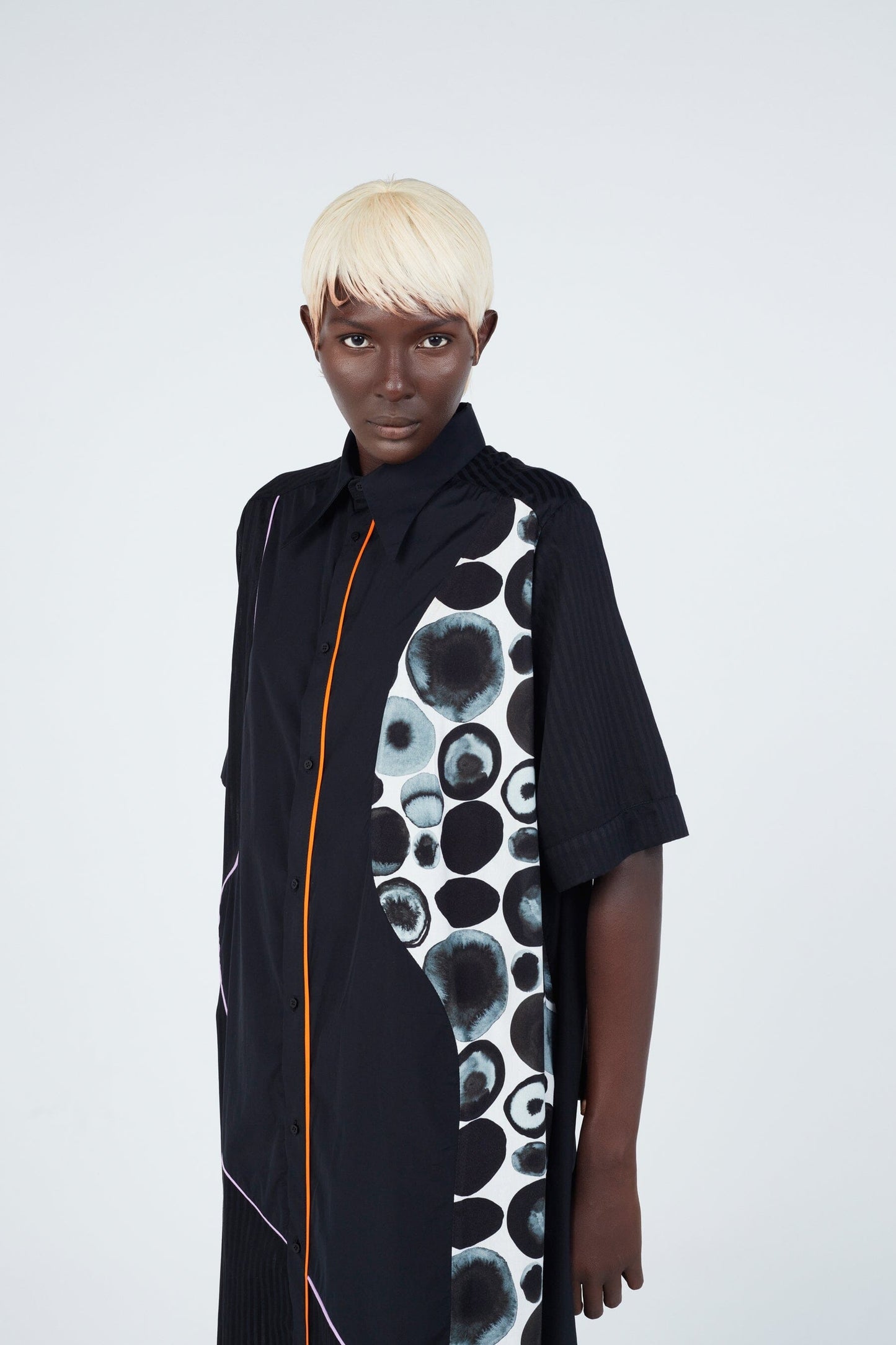 Abstractions Shirt-Dress Dress New LaurenceAirline Womens 