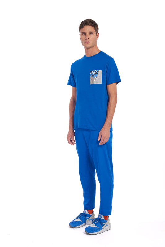 Jimba - Blue T-shirt LaurenceAirline 