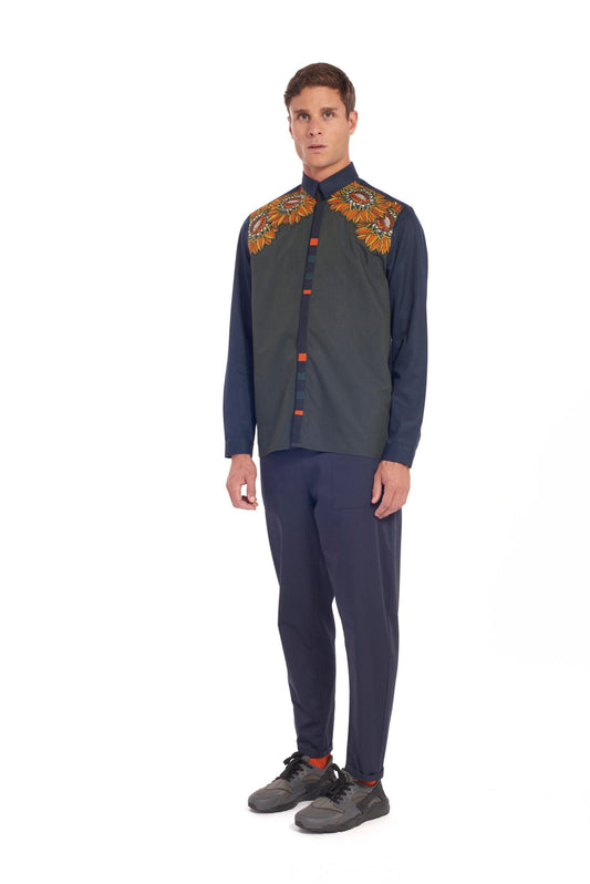 Kribi - Dark Green Shirt LaurenceAirline 