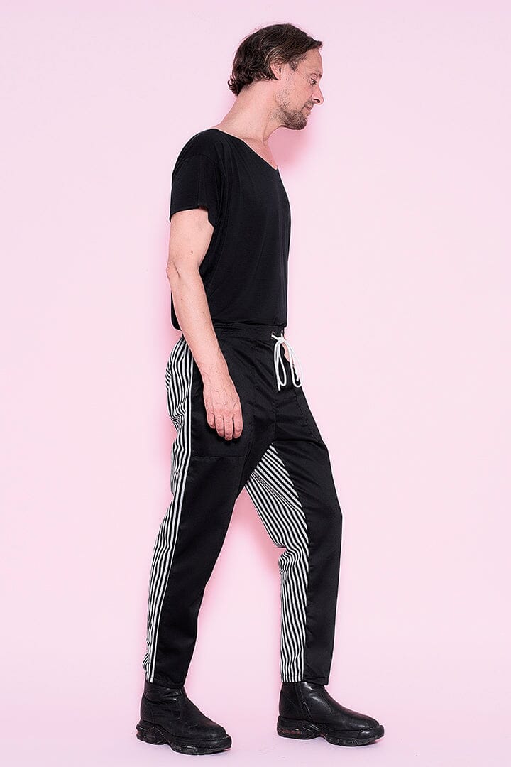 LAxCM Creative - Black Stripes Trousers LaurenceAirline 