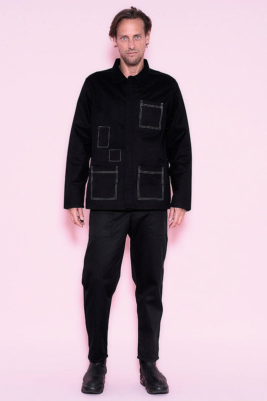LAxCM Creative - Black Work-jacket LaurenceAirline 