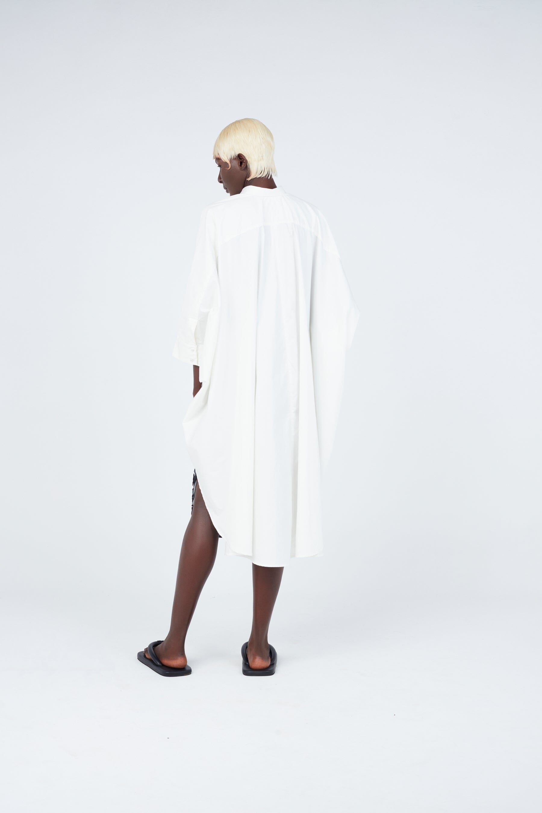 Light watercolour spotted cape dress Dress New LaurenceAirline Womens 