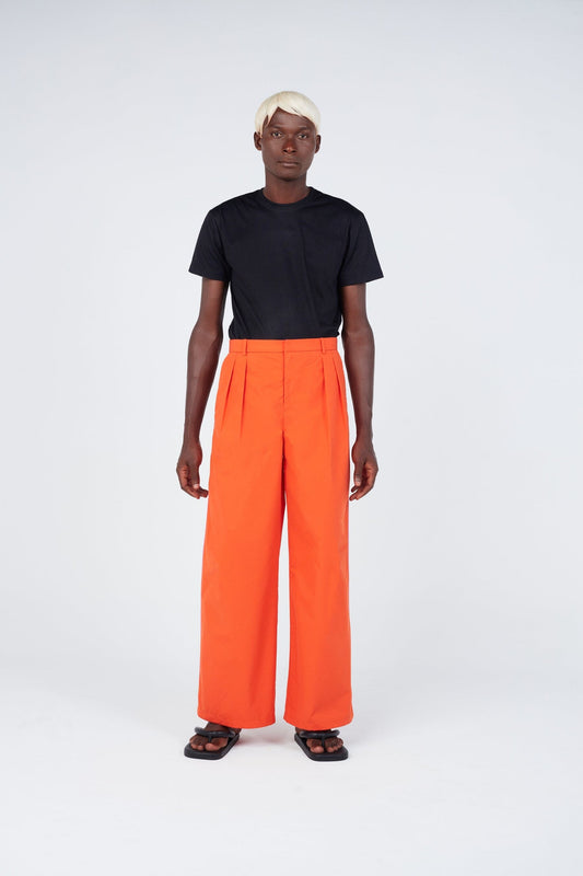 Stripe seam classic wide pants Trousers New LaurenceAirline 