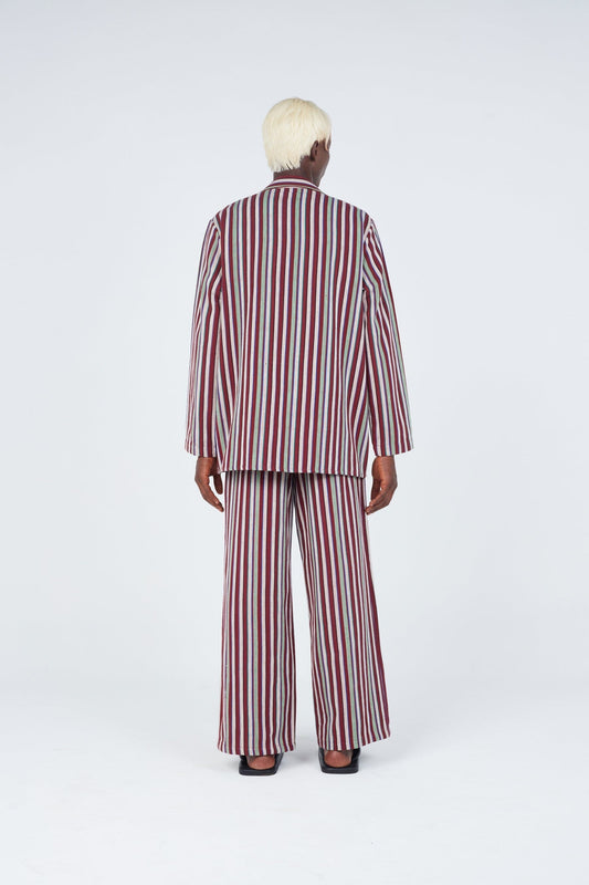 Striped weave jacket Outerwear New LaurenceAirline 