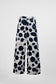 Watercolour Spotted Classic Wide Pants Trousers New LaurenceAirline 