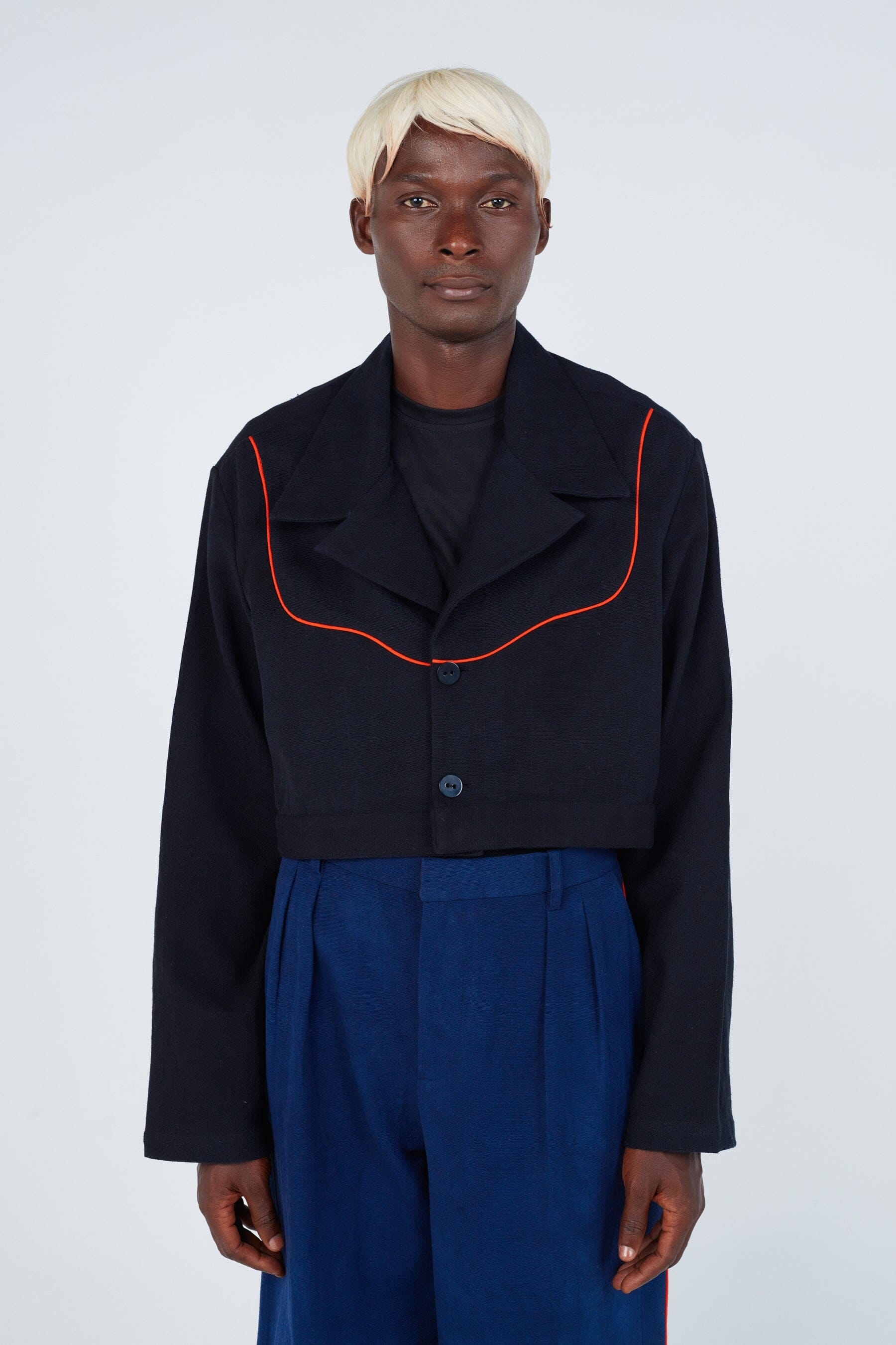Yoke line reversible crop tail jacket Outerwear New LaurenceAirline 